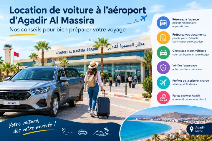Guide location voiture à Agadir Al Massira